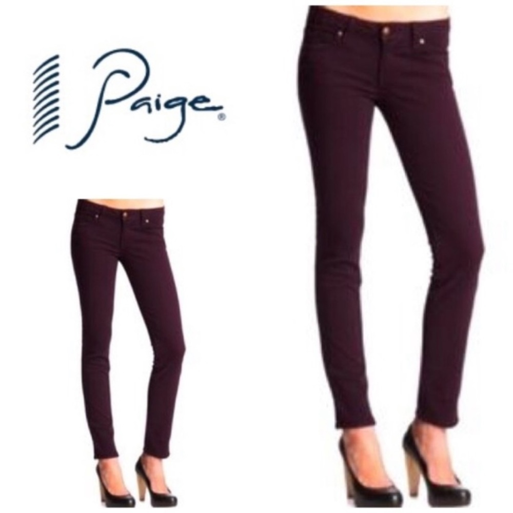 Paige peg skinny jeans